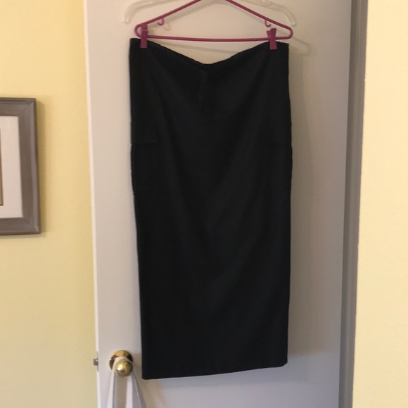 utopia Dresses & Skirts - Utopia 100% silk maxi skirt black